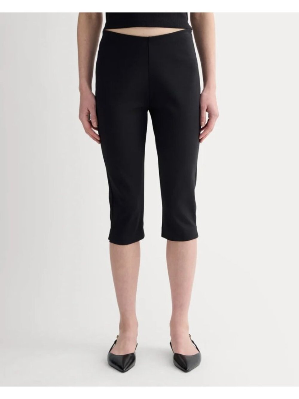 Everlane The Dream Capri in Black XXSmall New Womens Cropped Pants